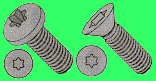 6-Lobe Screws - Pan Head and Flat Head