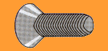 Flat Head Thread Forming Taptite Screws